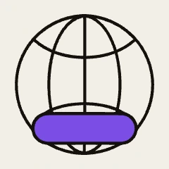 A globe with an address bar in front of it.